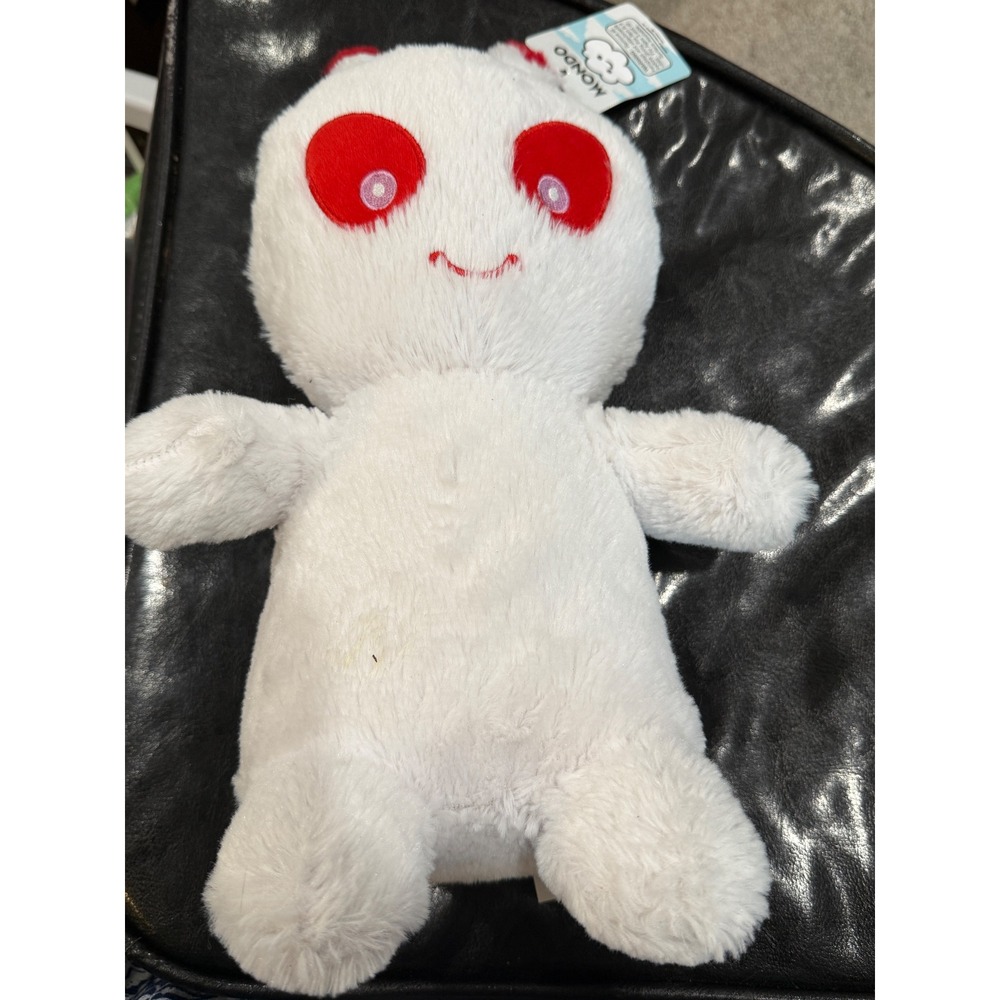 Mondo White Plush Toy Red‎ Eyes Cute Kawaii Stuffed Animal Collectible